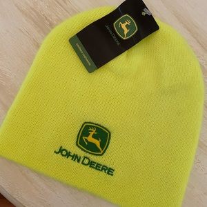 NWT John Deere High-Vis Yellow Beanie